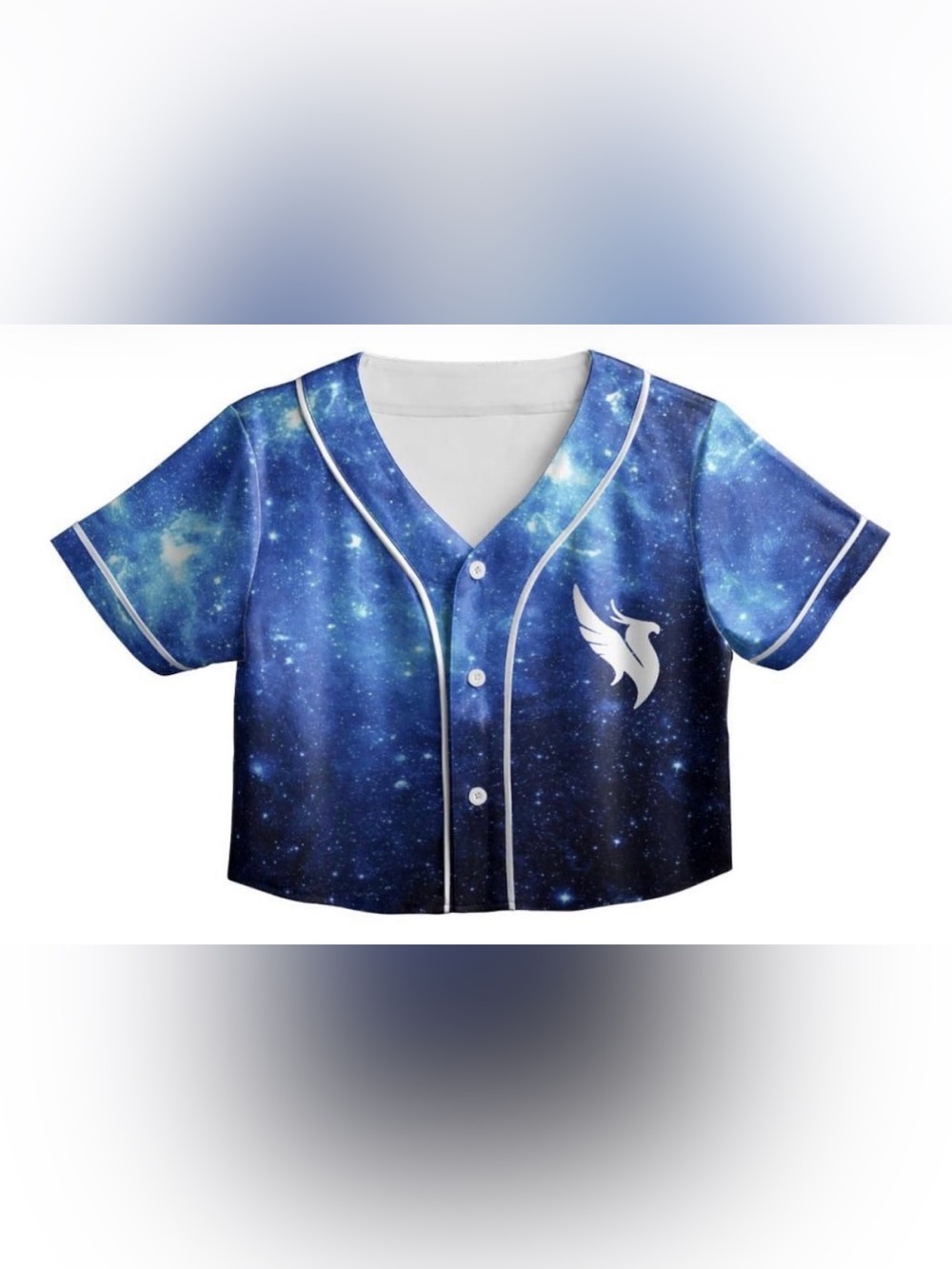 Illenium Crop Jersey (Blue/Black Stars)